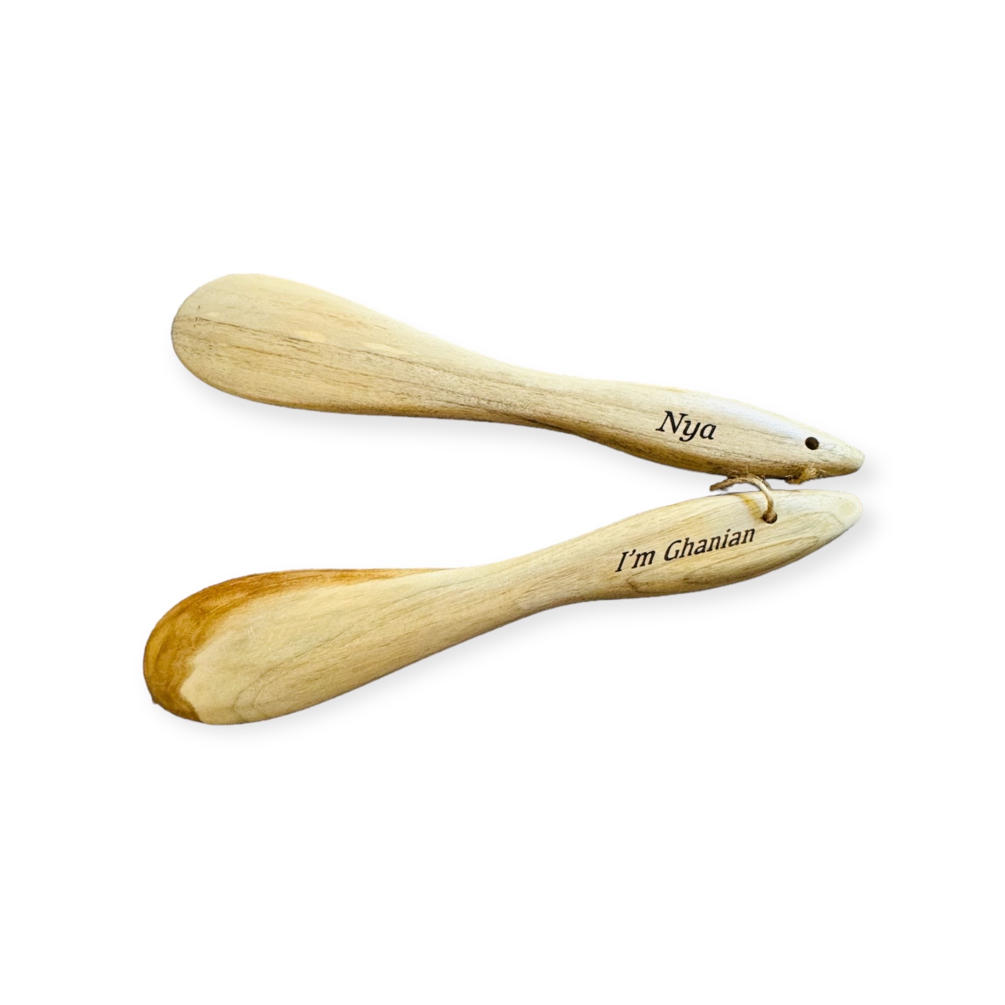 Handmade & Eco-Friendly Teak Wood Cooking Stick – 15" African Fufu Stirrer (Omorogun) -Personalized Wooden Spatula for Soups, Stews, Garri thumbnail 3